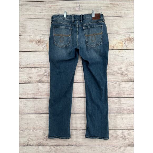 Lucky Brand Lola Straight Ankle Jeans Women's Size 14/32 Blue Medium Wash Denim - Picture 2 of 11